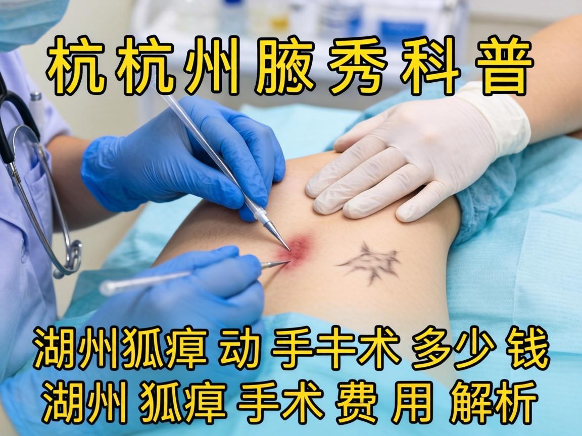 杭州腋秀科普，在湖州动狐臭手术多少钱，湖州狐臭手术费用解析