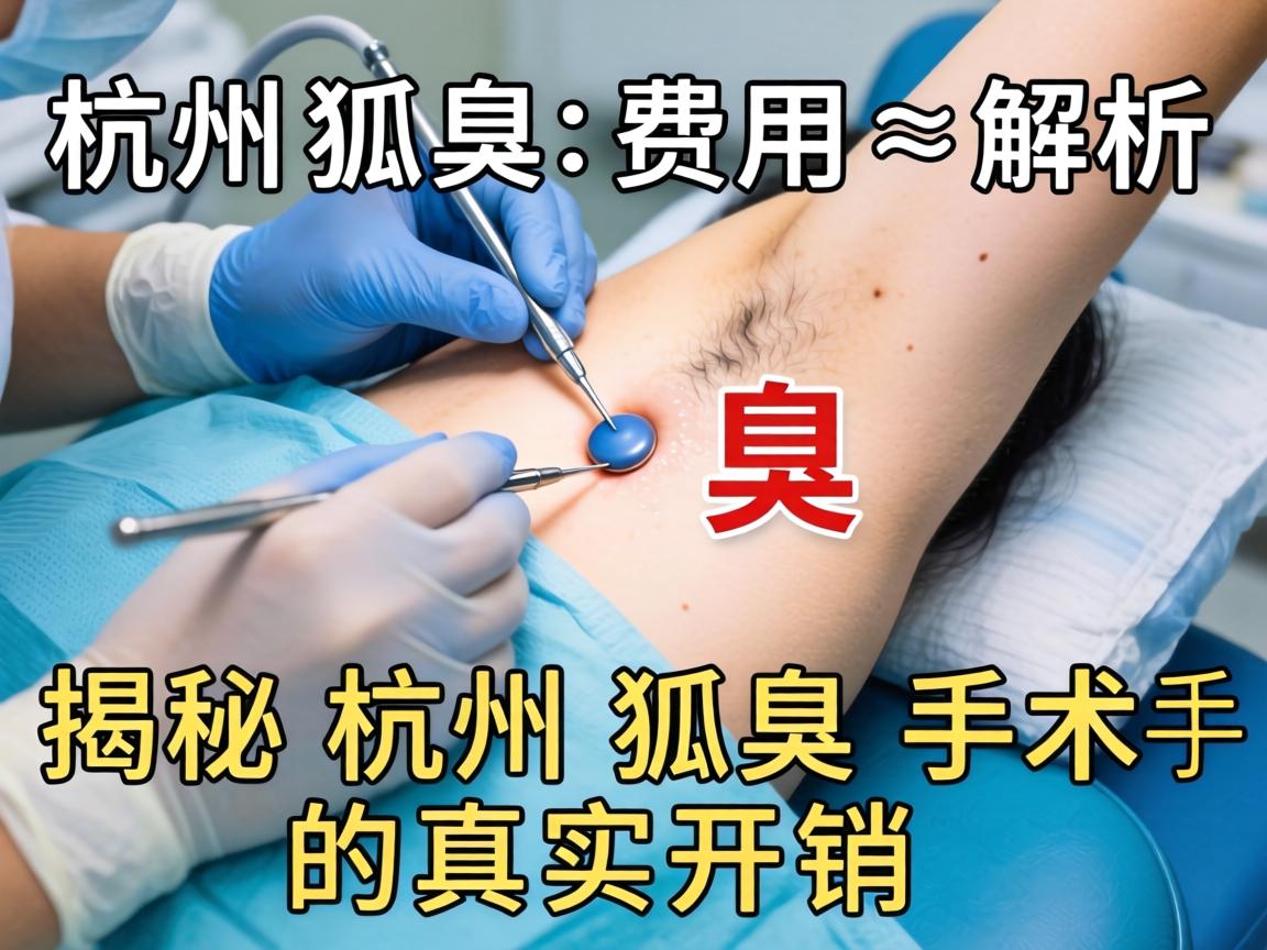 杭州狐臭手术费用解析，揭秘杭州狐臭手术的真实开销