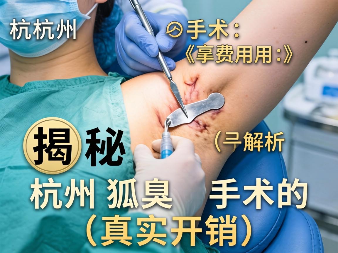 杭州狐臭手术费用解析，揭秘杭州狐臭手术的真实开销