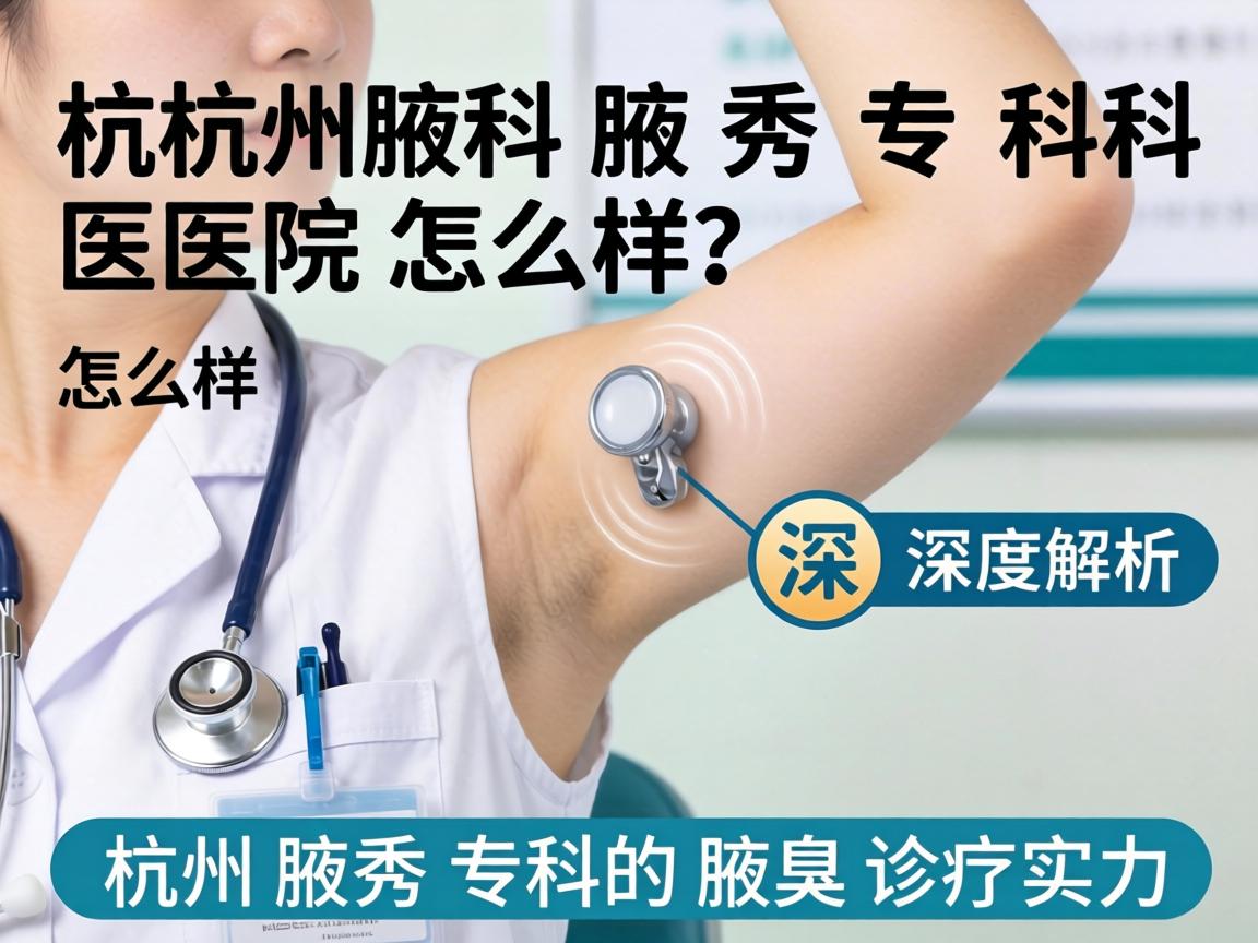 杭州腋秀专科医院怎么样?深度解析杭州腋秀专科的腋臭诊疗实力 杭州腋秀专科医院怎么样?深度解析杭州腋秀专科的腋臭诊疗实力
