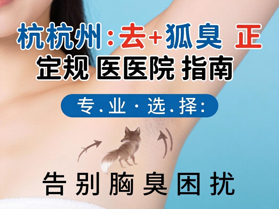 杭州去狐臭正规医院指南,专业选择,告别腋臭困扰 杭州去狐臭正规医院指南,专业选择,告别腋臭困扰
