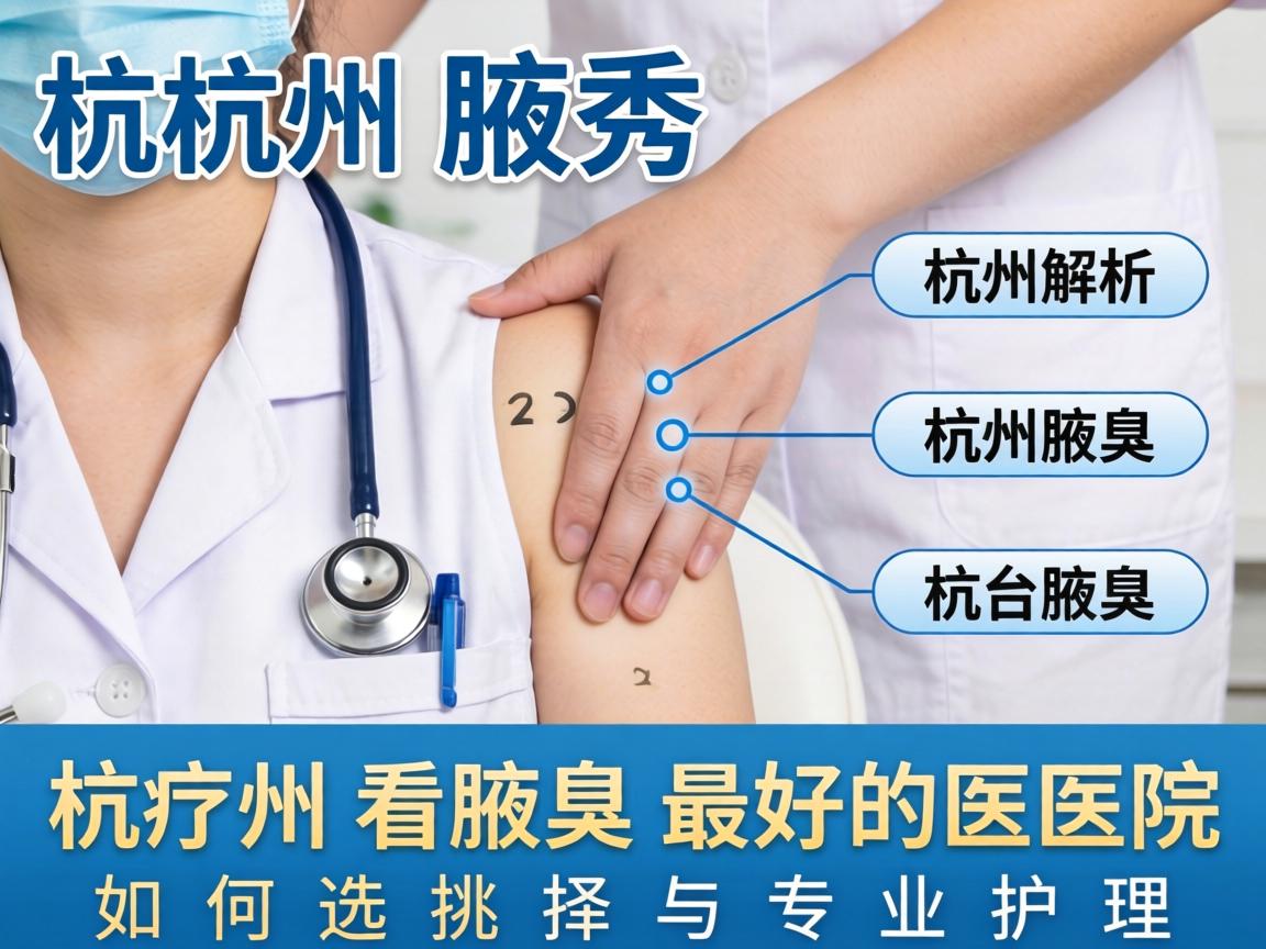 杭州腋秀解析，杭州看腋臭最好的医院如何选择与专业护理