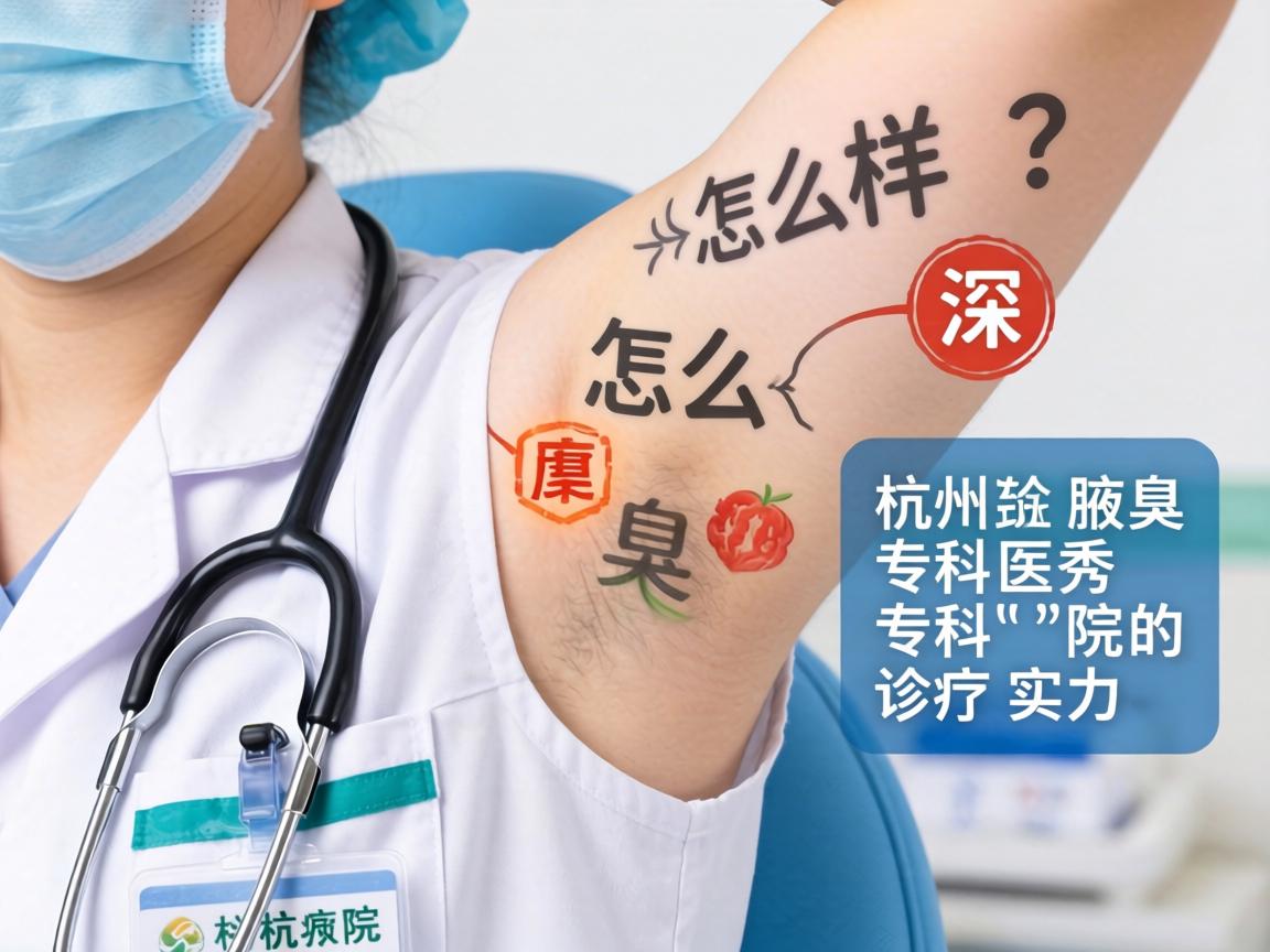 杭州腋秀腋臭专科医院怎么样？深度解析杭州腋臭专科的诊疗实力