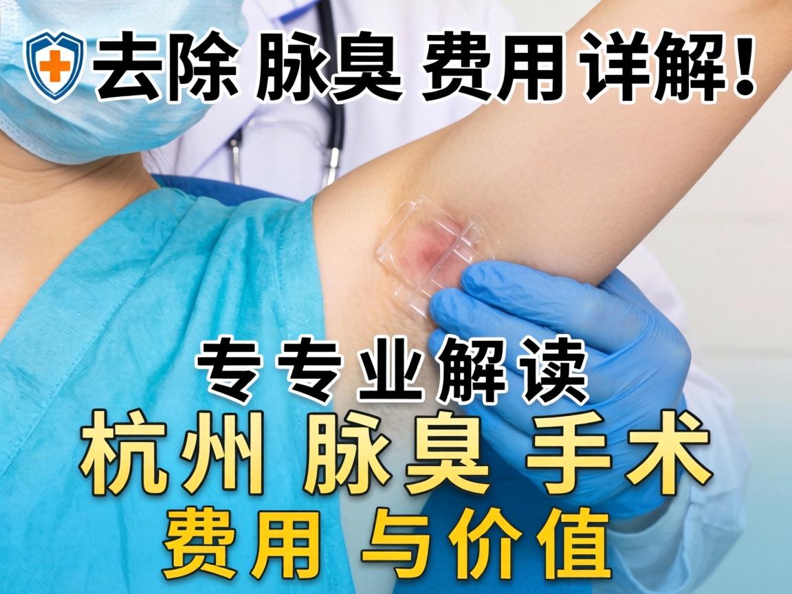 杭州腋臭去除费用详解，专业解读杭州腋臭手术费用与价值