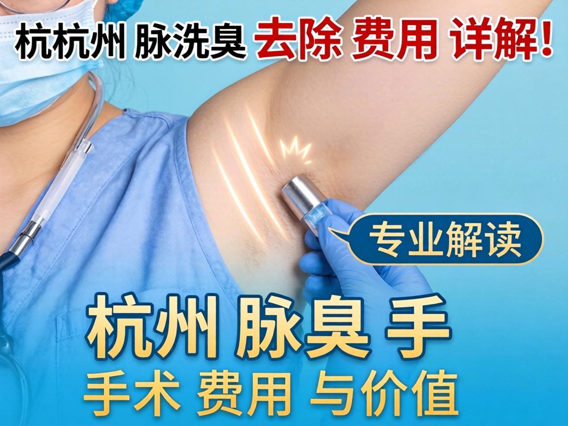 杭州腋臭去除费用详解，专业解读杭州腋臭手术费用与价值