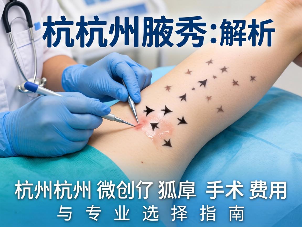 杭州腋秀解析,杭州微创狐臭手术费用与专业选择指南 杭州腋秀解析,杭州微创狐臭手术费用与专业选择指南