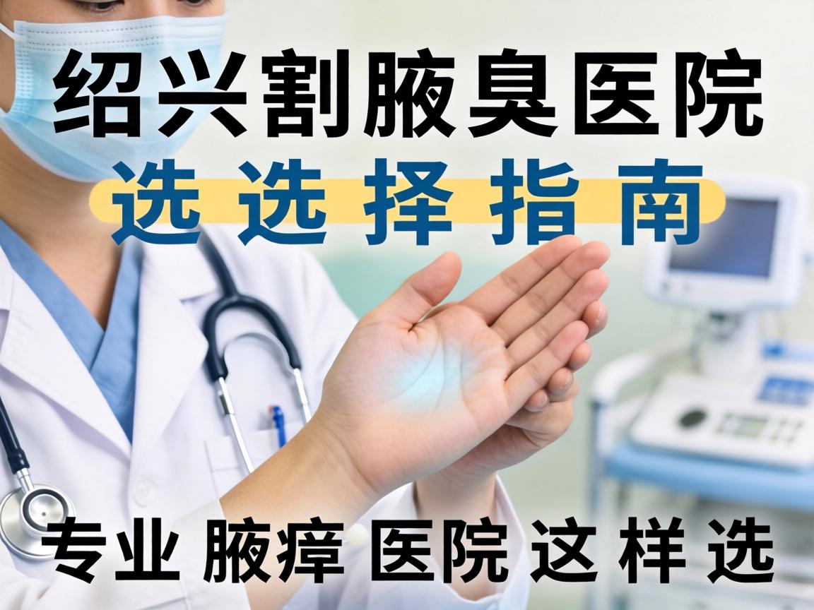 绍兴割腋臭医院选择指南，专业腋臭医院这样选