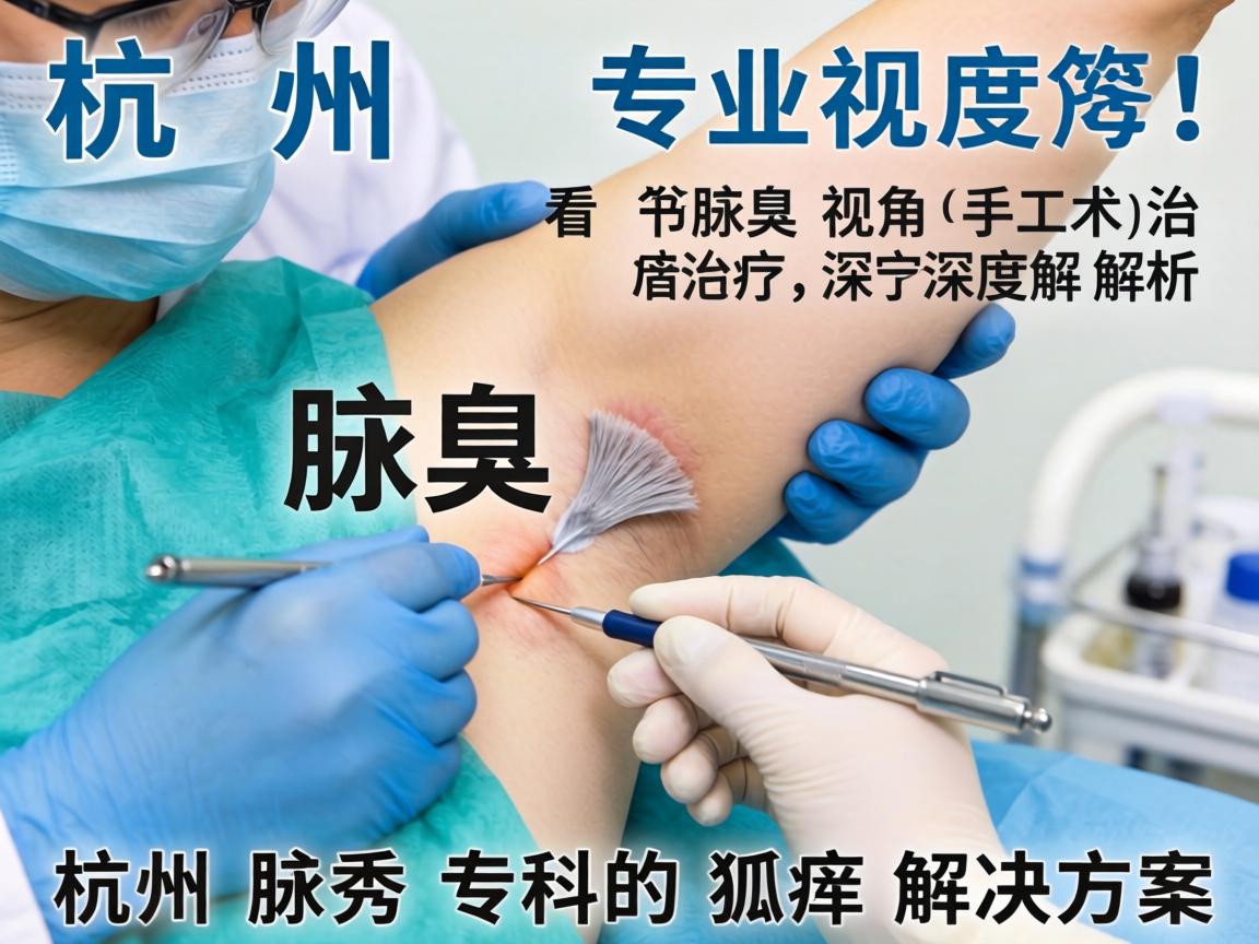杭州腋臭手术治疗深度解析，专业视角看杭州腋秀专科的狐臭解决方案