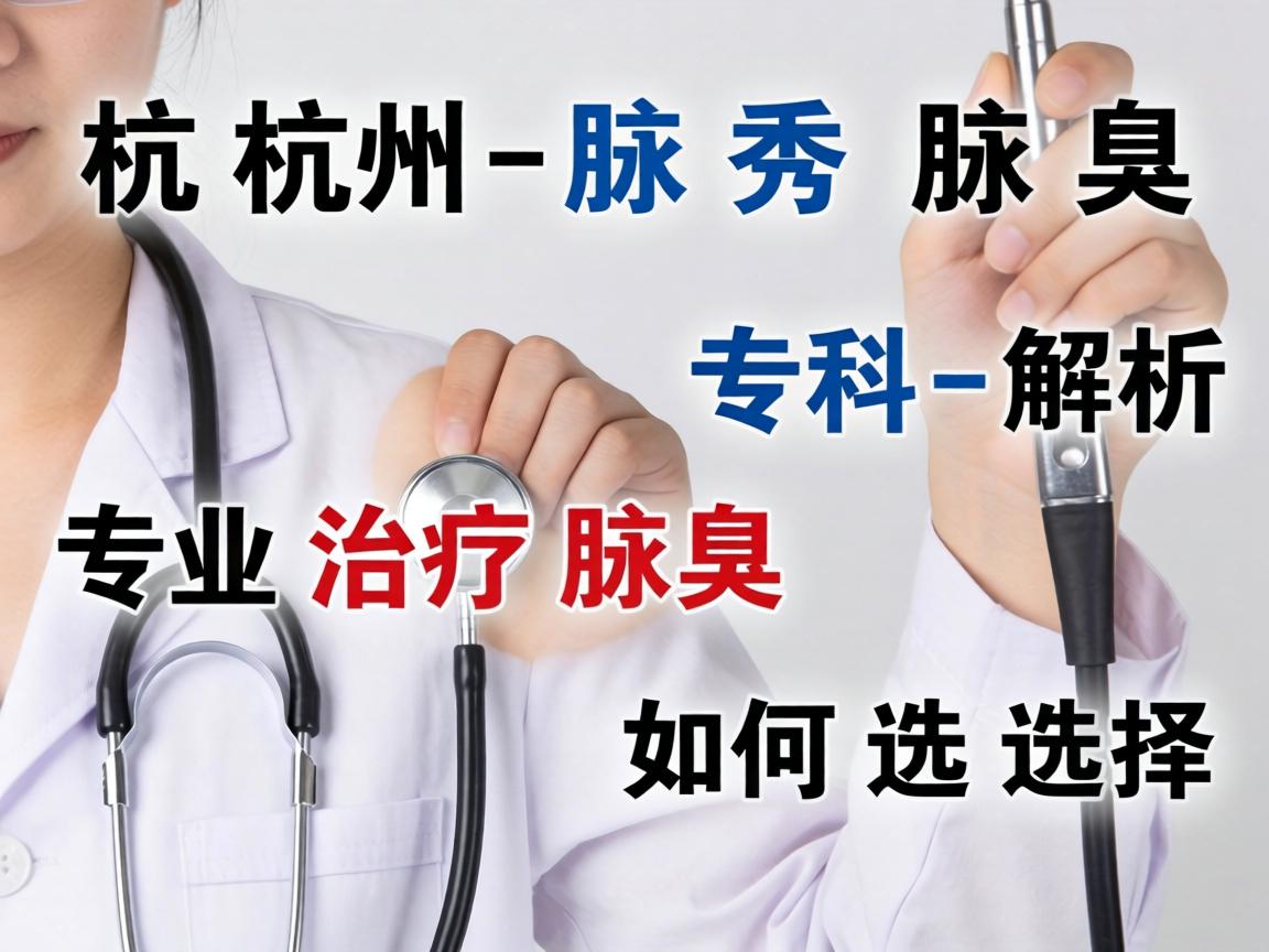 杭州腋秀腋臭专科解析，专业治疗腋臭的医院如何选择