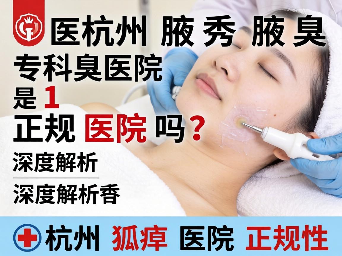 杭州腋秀腋臭专科医院是正规医院吗?深度解析杭州狐臭医院正规性 杭州腋秀腋臭专科医院是正规医院吗?深度解析杭州狐臭医院正规性