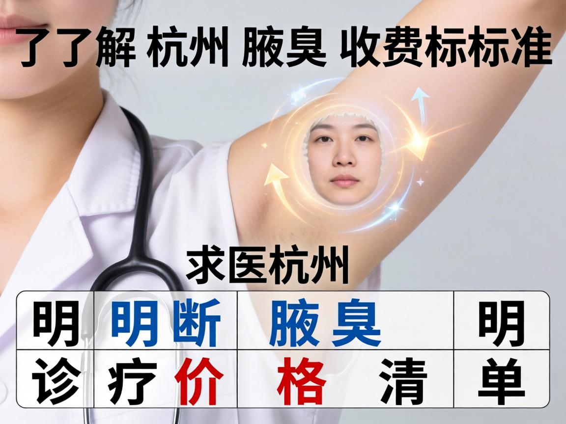 了解杭州腋臭收费标准 明晰腋臭诊疗价格清单 了解杭州腋臭收费标准 明晰腋臭诊疗价格清单
