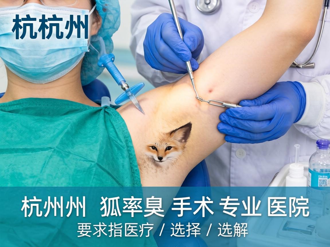 杭州狐臭手术选择指南，详解杭州狐臭手术专业医院