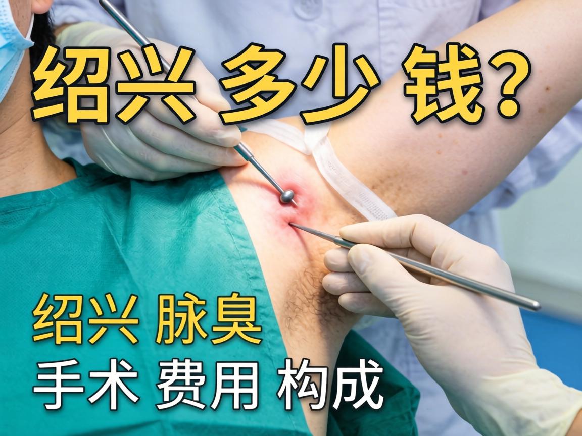 绍兴腋臭手术多少钱？详解绍兴腋臭手术费用构成