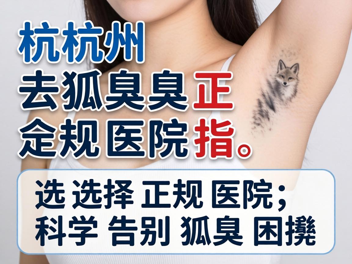 杭州去狐臭正规医院指南,选择正规医院,科学告别狐臭困扰 杭州去狐臭正规医院指南,选择正规医院,科学告别狐臭困扰