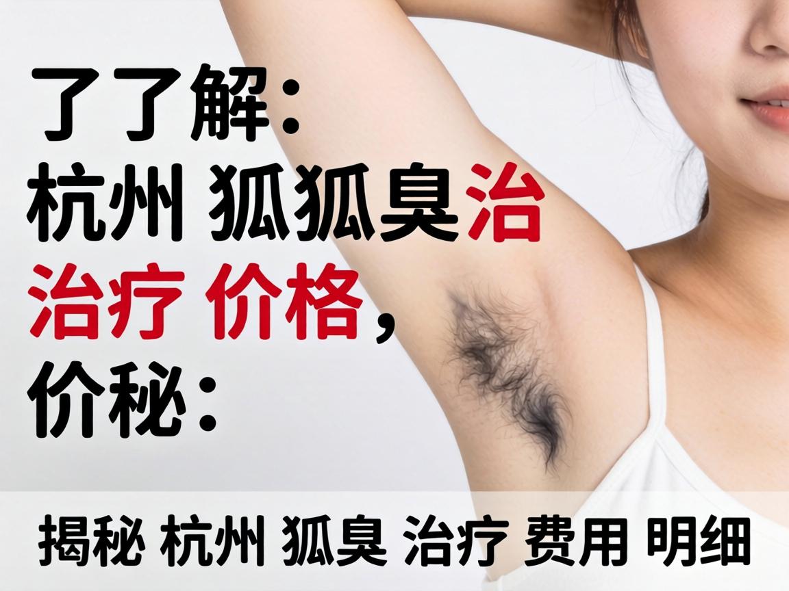 了解杭州狐臭治疗价格，揭秘杭州狐臭治疗费用明细