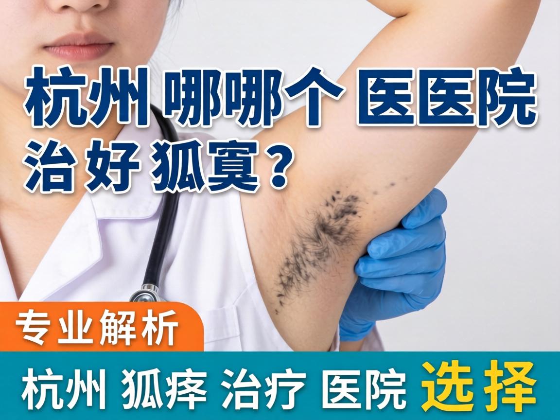 杭州哪个医院可以治好狐臭？专业解析杭州狐臭治疗医院选择