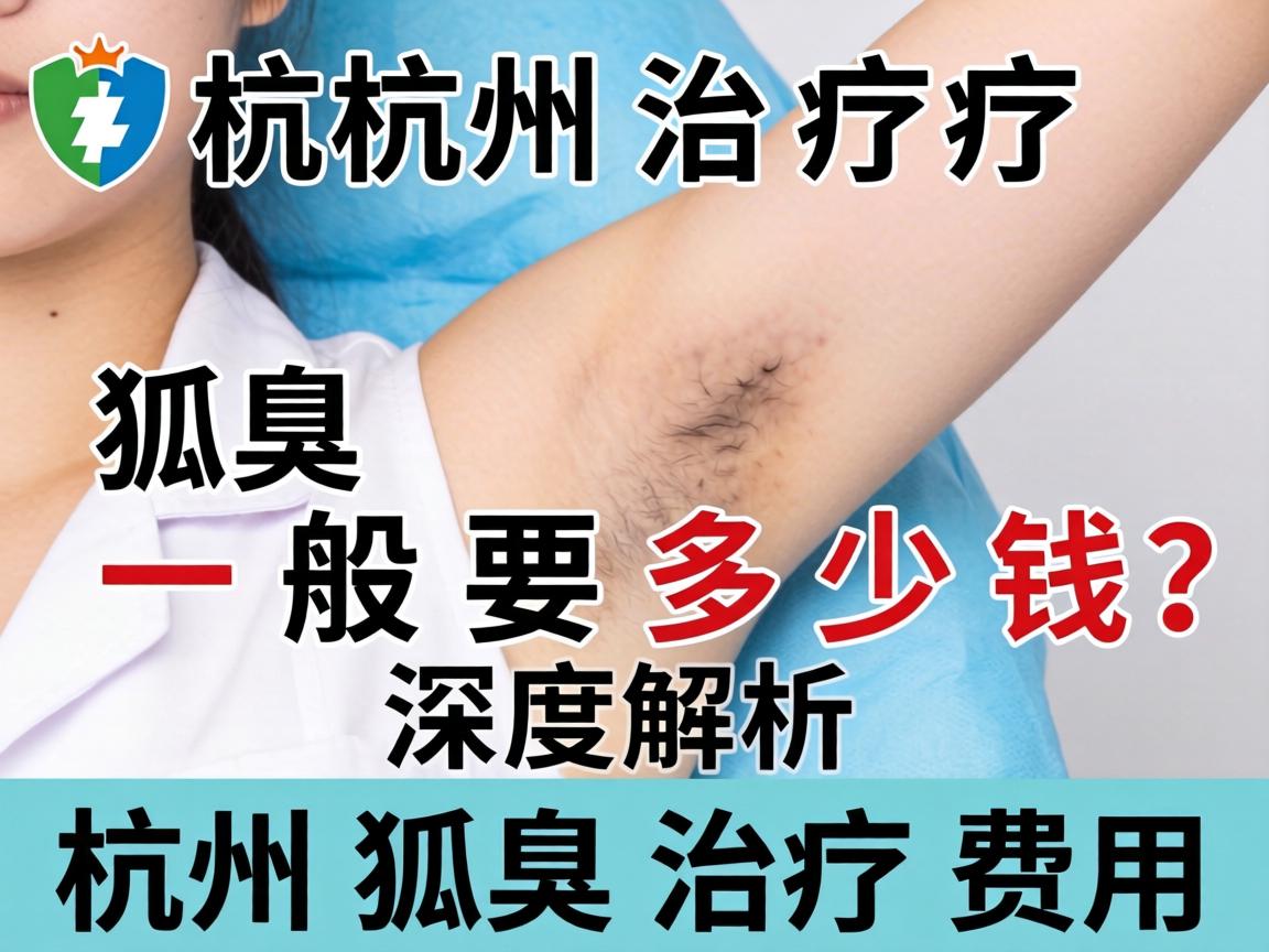 杭州治疗狐臭一般要多少钱？深度解析杭州狐臭治疗费用
