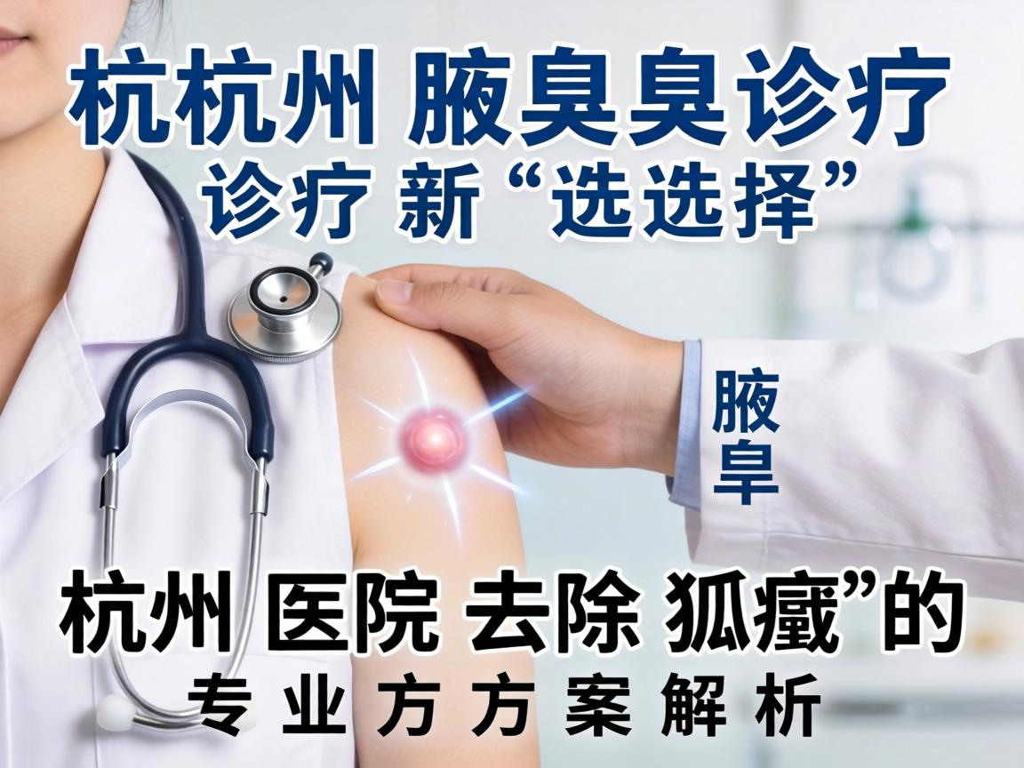 杭州腋臭诊疗新选择,杭州医院去除狐臭的专业方案解析 杭州腋臭诊疗新选择,杭州医院去除狐臭的专业方案解析