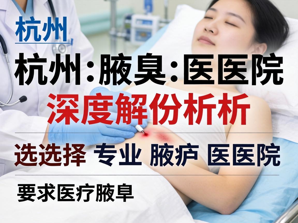 杭州腋臭医院深度解析,如何选择专业腋臭医院 杭州腋臭医院深度解析,如何选择专业腋臭医院