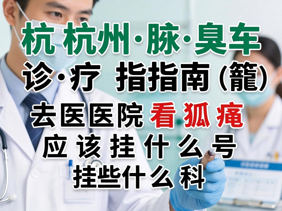 杭州腋臭诊疗指南，去医院看狐臭应该挂什么号，挂什么科？