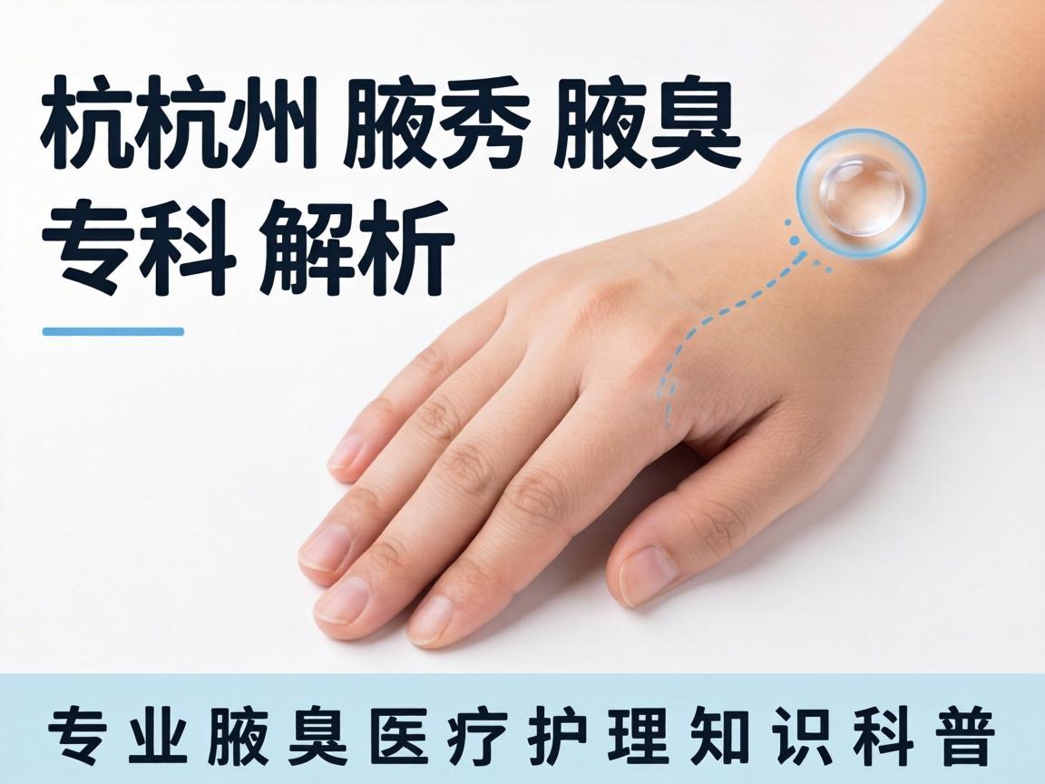 杭州腋秀腋臭专科解析，专业腋臭医疗护理知识科普