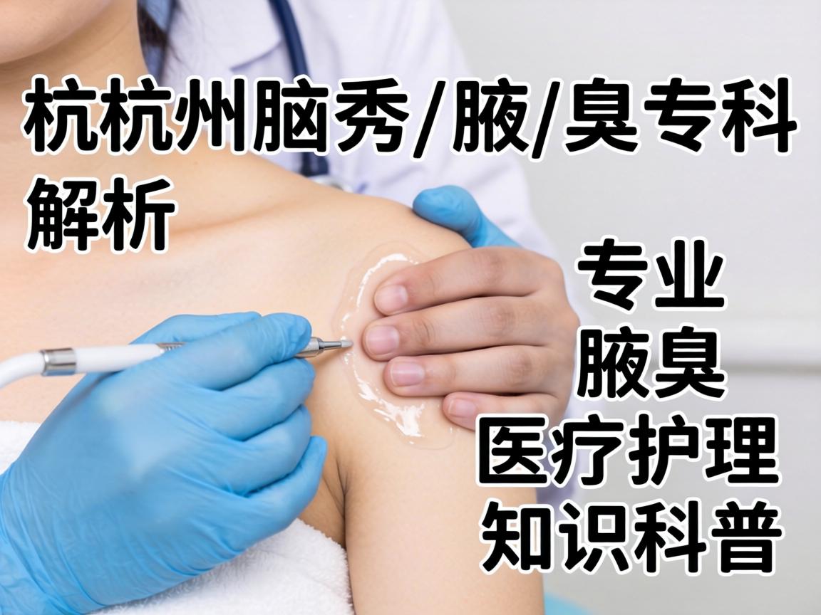 杭州腋秀腋臭专科解析，专业腋臭医疗护理知识科普