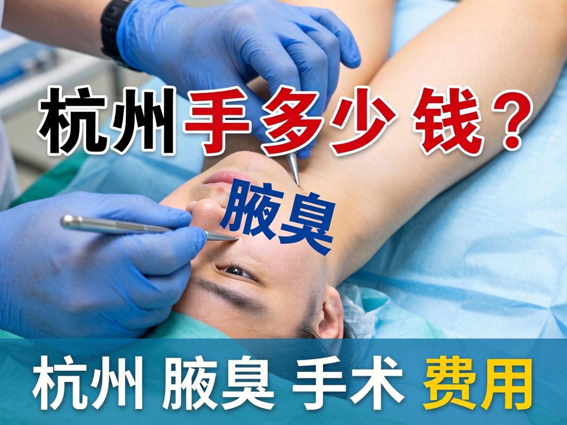 杭州腋臭手术多少钱?详解杭州腋臭手术费用 杭州腋臭手术多少钱?详解杭州腋臭手术费用