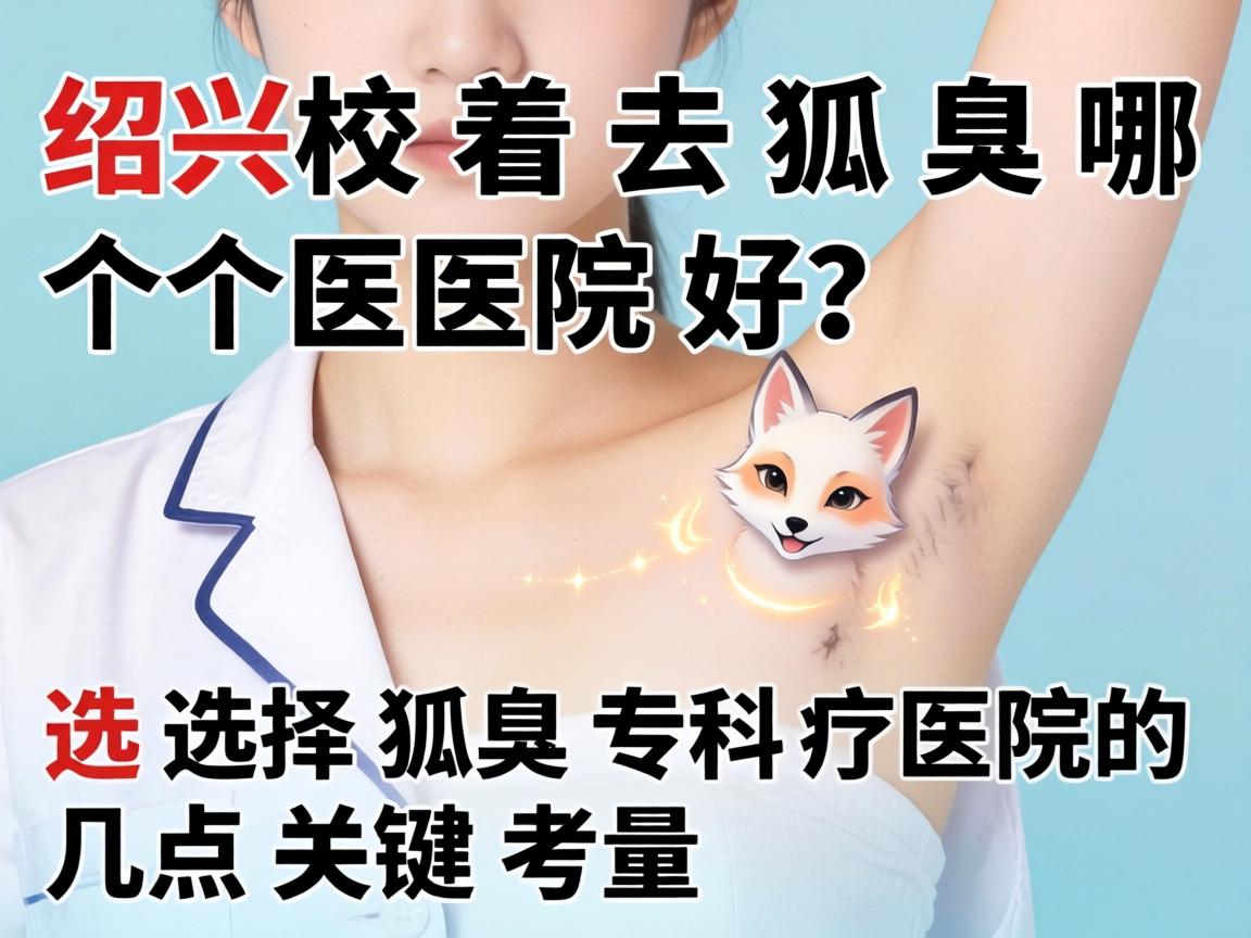 在绍兴去狐臭哪个医院好？选择狐臭专科医院的几点关键考量