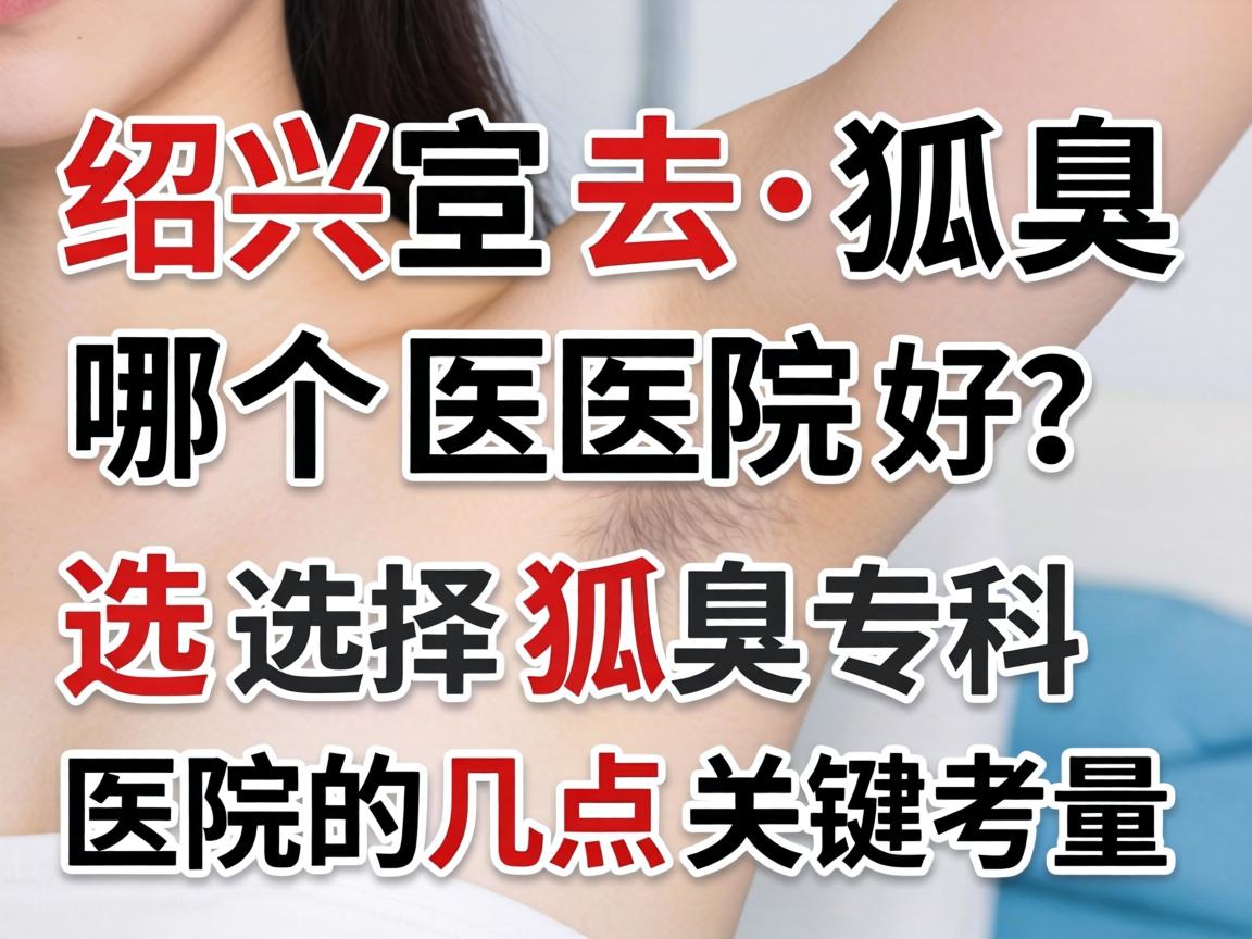 在绍兴去狐臭哪个医院好？选择狐臭专科医院的几点关键考量