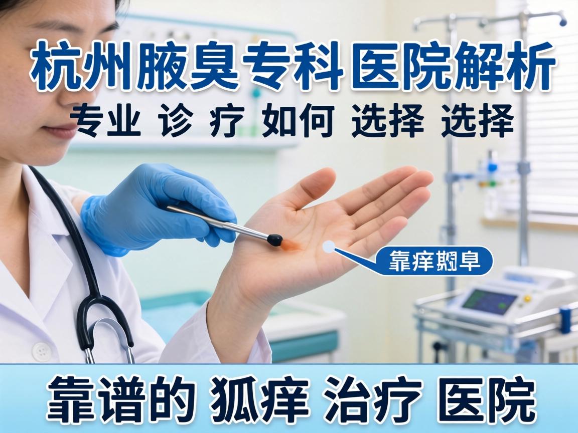 杭州腋臭专科医院解析,专业诊疗如何选择靠谱的狐臭治疗医院 杭州腋臭专科医院解析,专业诊疗如何选择靠谱的狐臭治疗医院