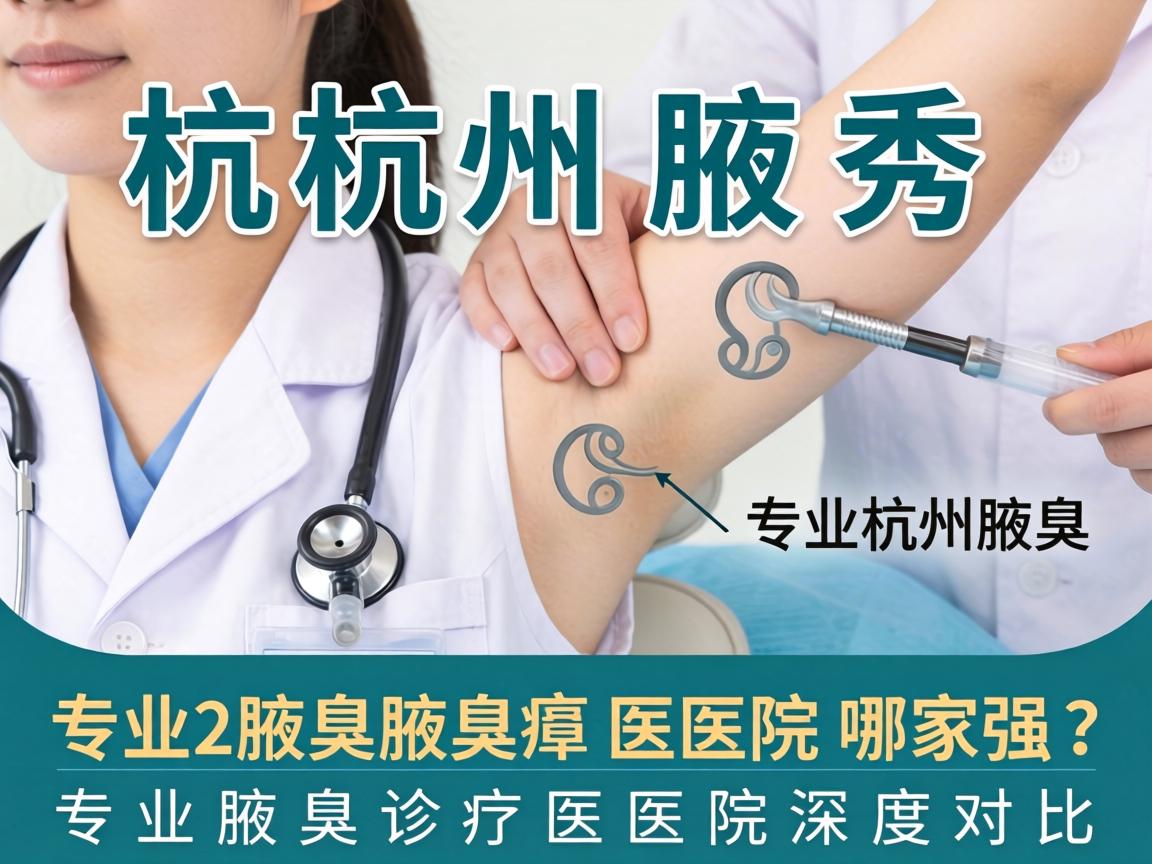 杭州腋秀解析，杭州专业腋臭医院哪家强？专业腋臭诊疗医院深度对比