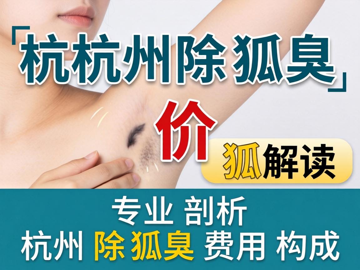杭州除狐臭价格解读，专业剖析杭州除狐臭费用构成