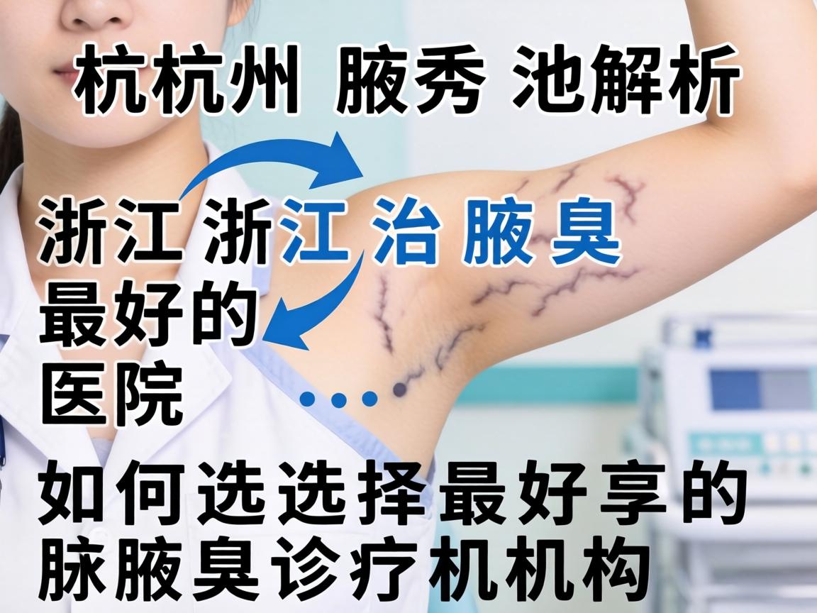 杭州腋秀解析，浙江治腋臭最好的医院，如何选择最好的腋臭诊疗机构