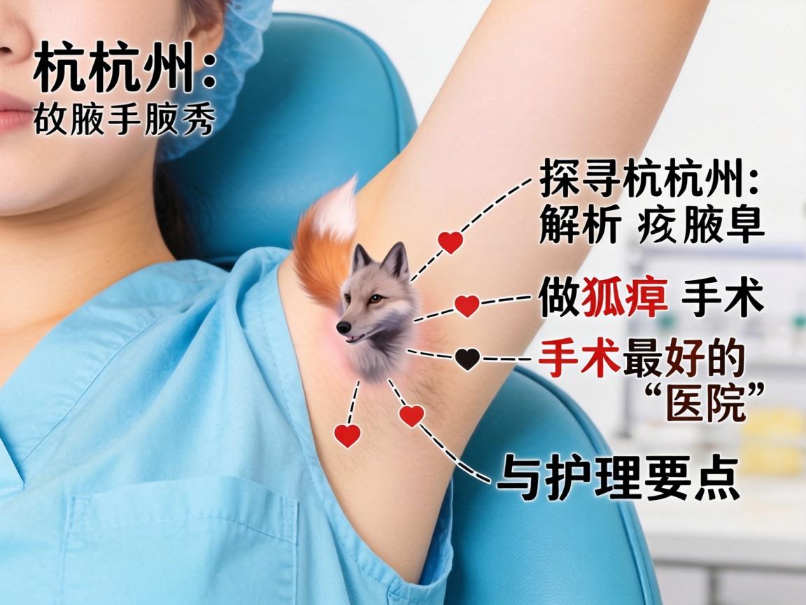 杭州腋秀解析，探寻杭州做狐臭手术最好的医院与护理要点