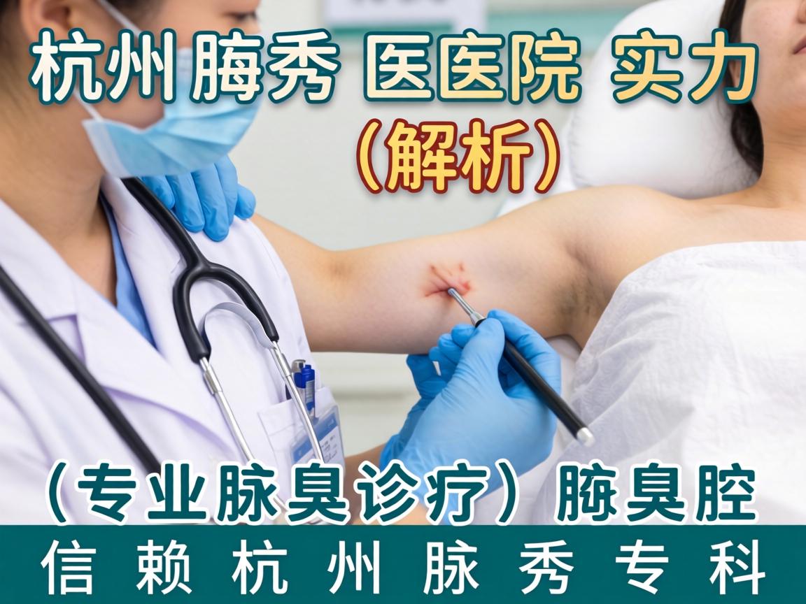 杭州腋秀医院实力解析，专业腋臭诊疗，信赖杭州腋秀专科