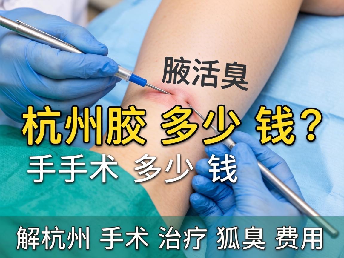 杭州腋臭手术多少钱？详解杭州手术治疗狐臭费用