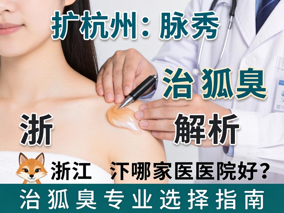 杭州腋秀解析，治狐臭浙江哪家医院好？治狐臭专业选择指南