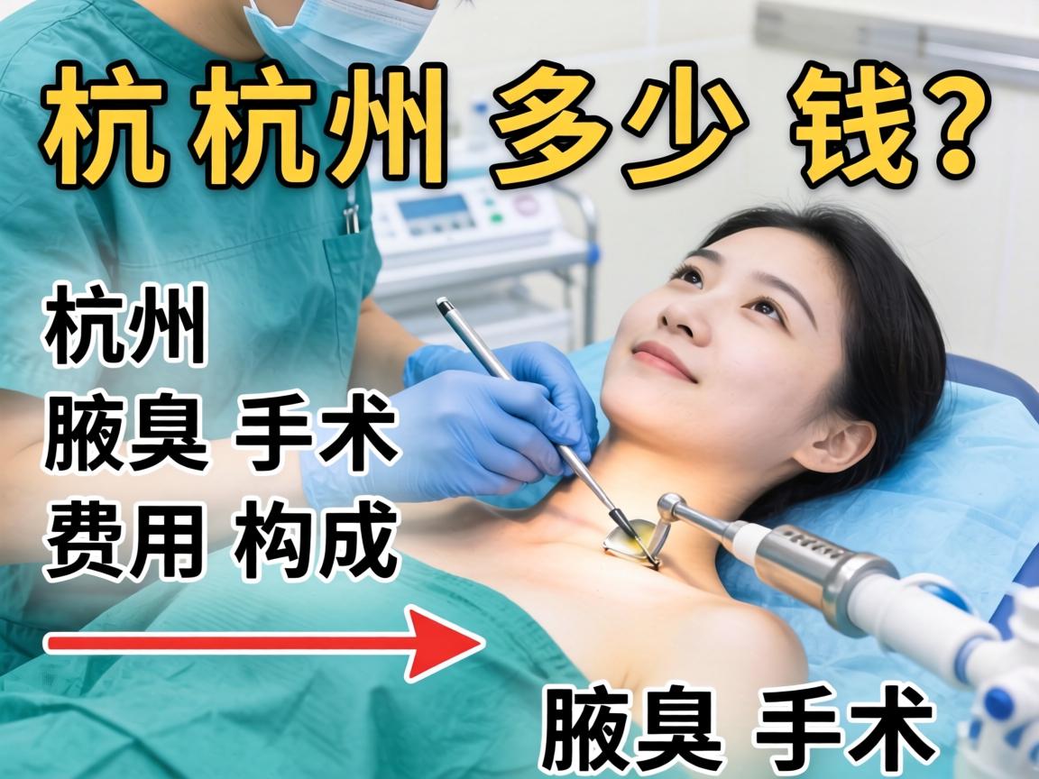 杭州腋臭手术多少钱?详解杭州腋臭手术费用构成 杭州腋臭手术多少钱?详解杭州腋臭手术费用构成