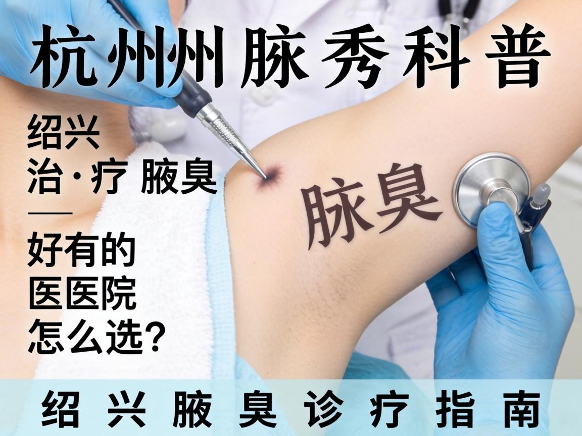 杭州腋秀科普，绍兴治疗腋臭好的医院怎么选？绍兴腋臭诊疗指南
