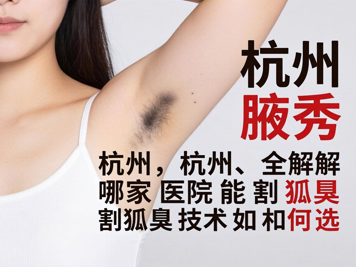 杭州腋秀解析，杭州哪家医院能割狐臭，割狐臭技术如何选