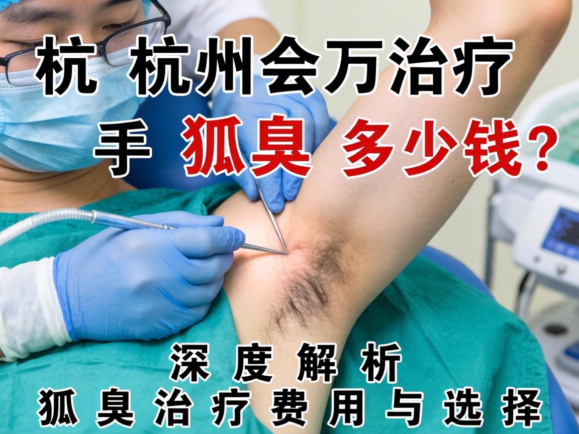 杭州治疗狐臭手术多少钱？深度解析狐臭治疗费用与选择