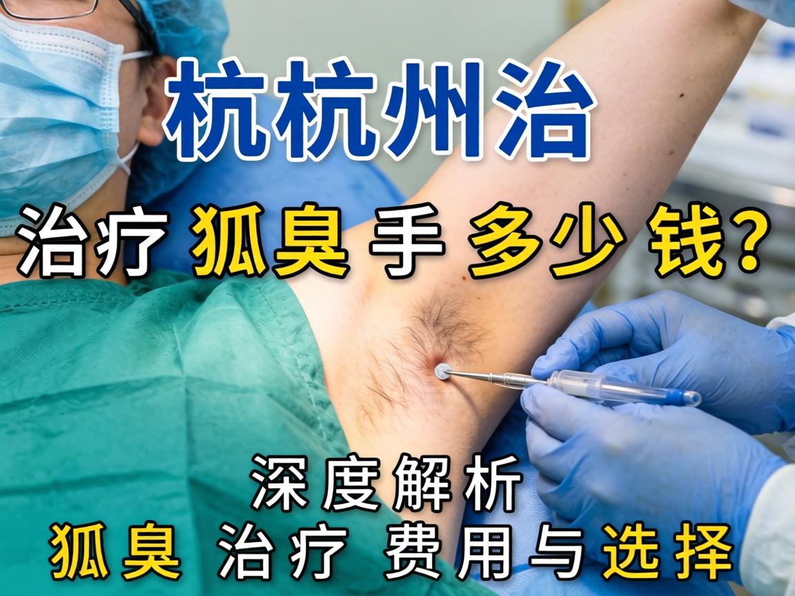 杭州治疗狐臭手术多少钱？深度解析狐臭治疗费用与选择