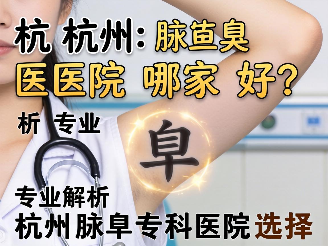 杭州腋臭医院哪家好？专业解析杭州腋臭专科医院选择