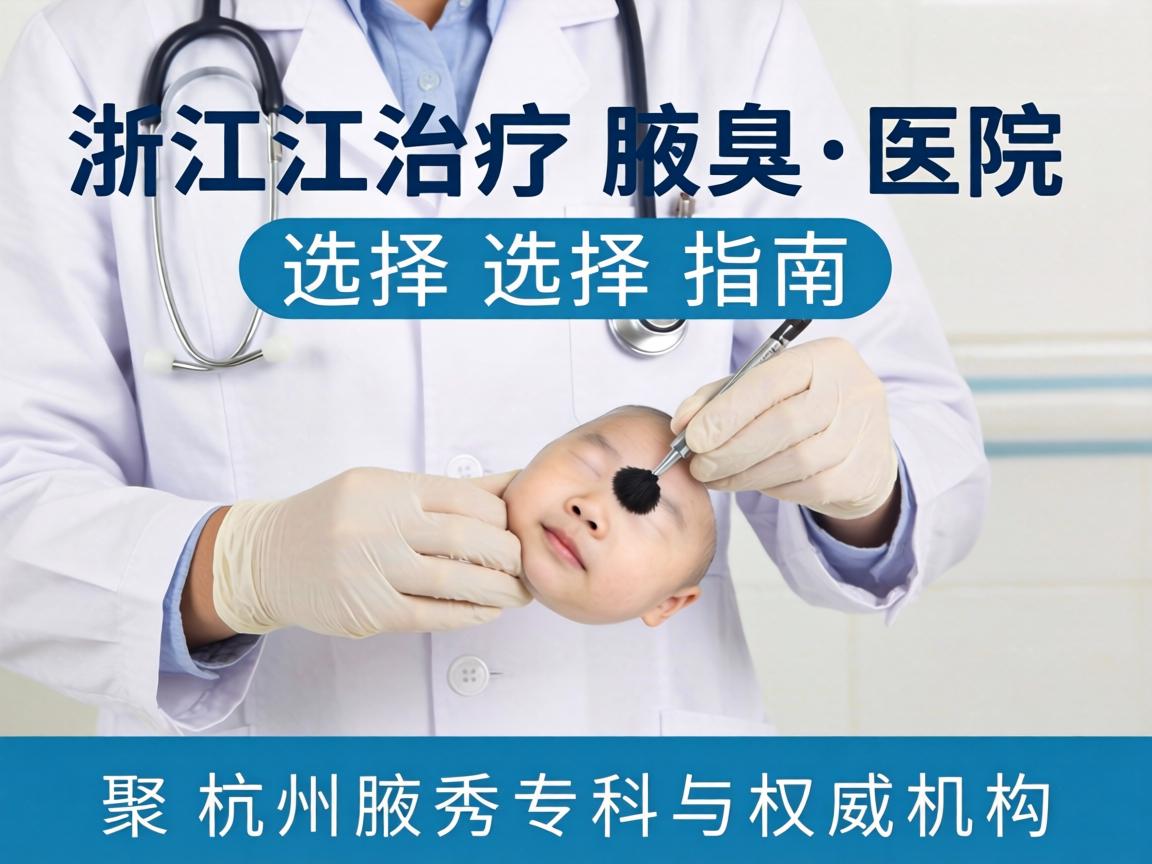 浙江治疗腋臭医院选择指南，聚焦杭州腋秀专科与权威机构