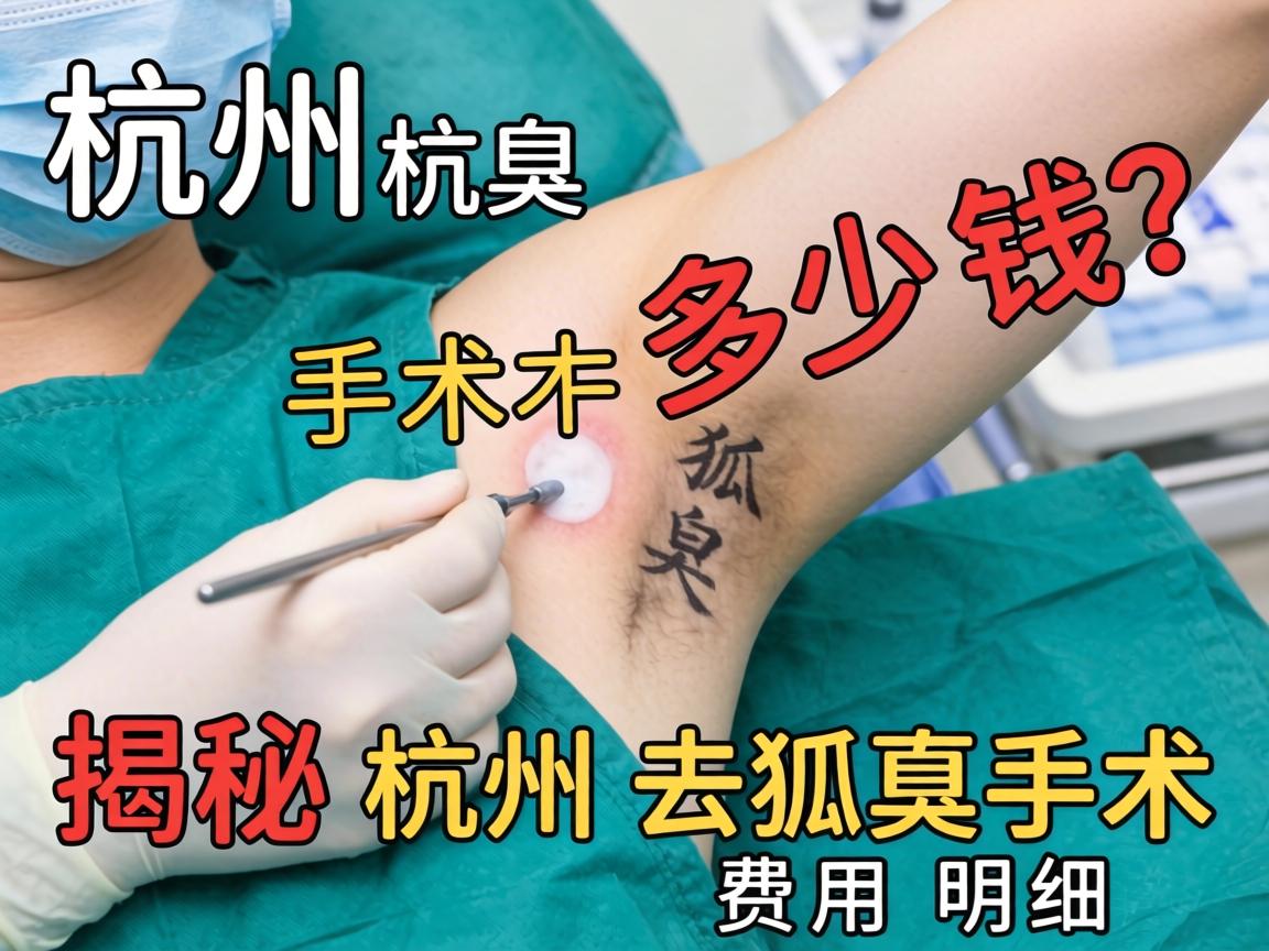 杭州腋臭手术多少钱?揭秘杭州去狐臭手术费用明细 杭州腋臭手术多少钱?揭秘杭州去狐臭手术费用明细