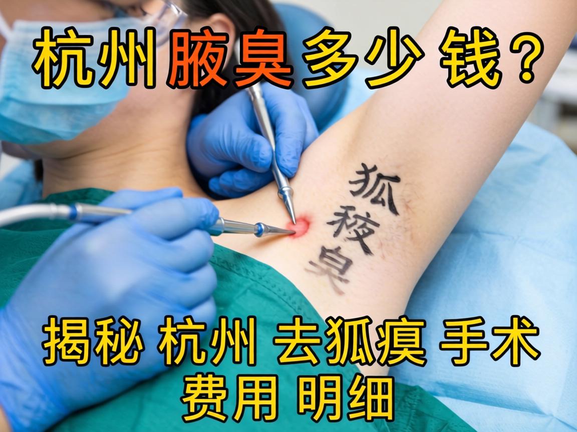 杭州腋臭手术多少钱?揭秘杭州去狐臭手术费用明细 杭州腋臭手术多少钱?揭秘杭州去狐臭手术费用明细