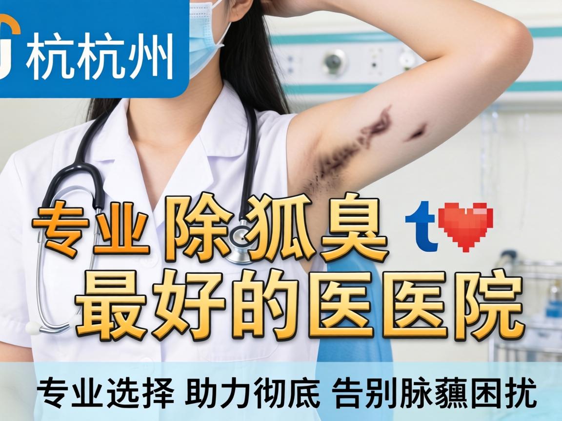 杭州去除狐臭最好的医院，专业选择助力彻底告别腋臭困扰