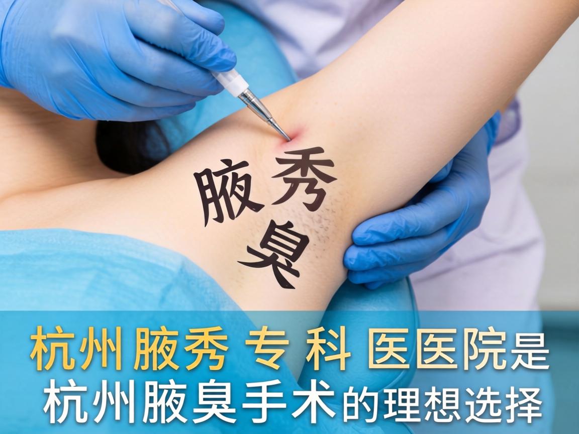 杭州腋秀解析，为何杭州腋秀专科医院是杭州腋臭手术的理想选择