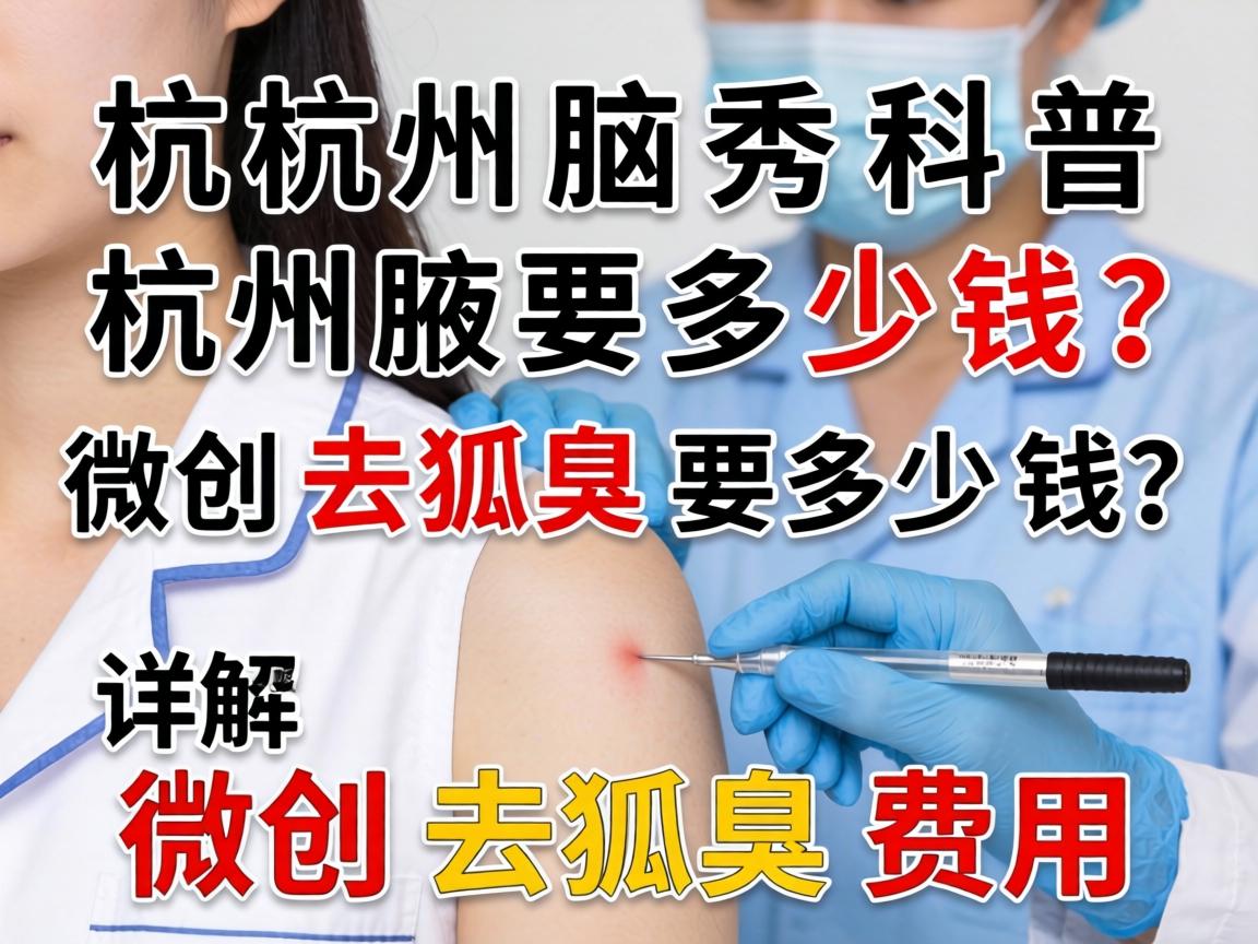 杭州腋秀科普,杭州微创去狐臭要多少钱?详解微创去狐臭费用 杭州腋秀科普,杭州微创去狐臭要多少钱?详解微创去狐臭费用