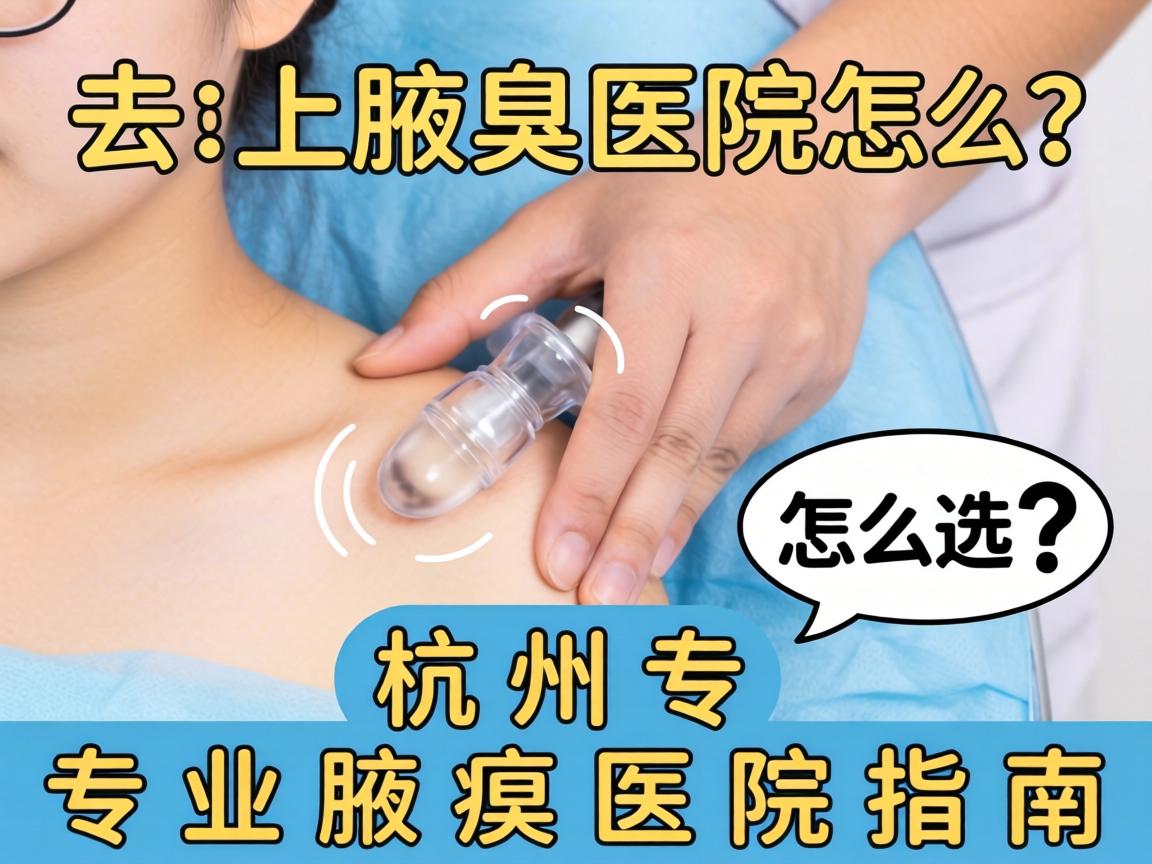 杭州去腋臭医院怎么选？杭州专业腋臭医院指南